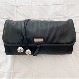 Coach Signature Satin Jewelry Roll Travel Case